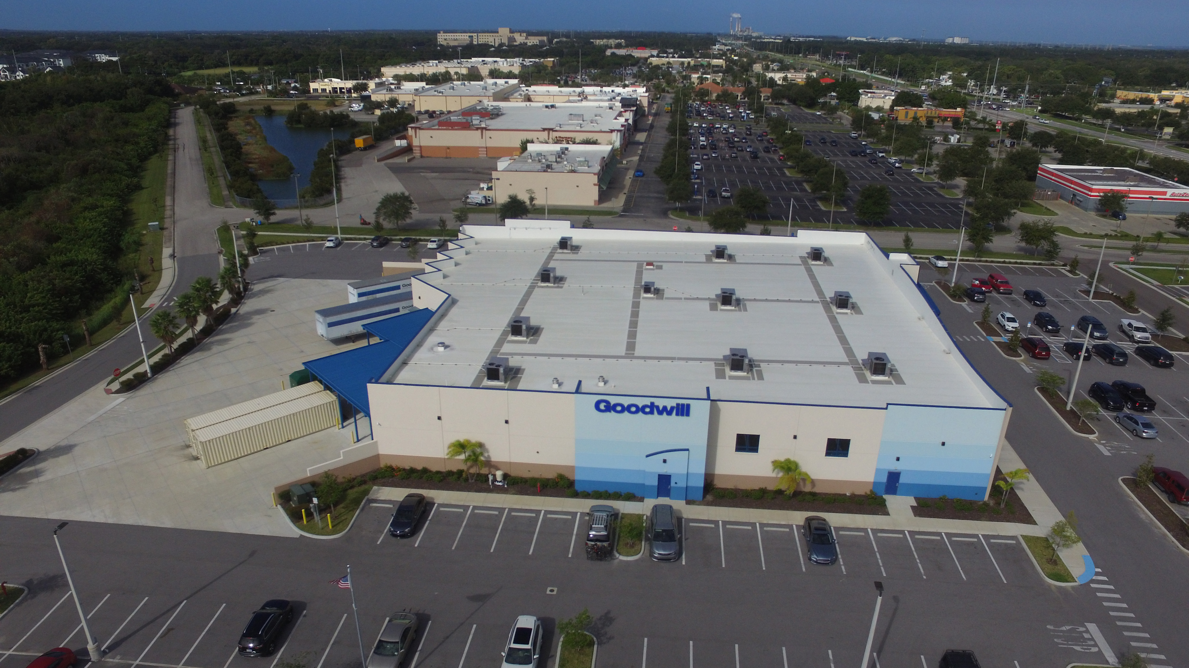 aerial of site at 400 feet